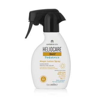 Heliocare 360º Pediatrics Atopic Lotion Spray SPF50 250ml, fotoimunoproteção alta num formato em spray com pistola, que permite una dosificação adequada