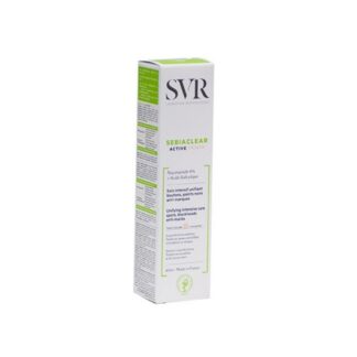 SVR Sebiaclear Active Teinte Creme Pele Sensivel e Acneica 30 ml, cuidado intensivo uniformizador, borbulhas, pontos negros e anti marcas, indicado para todos os tons de pele. Cor universal. Testado em peles sensíveis com tendência acneica.