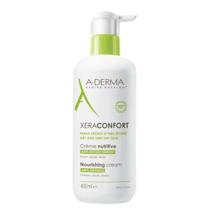  A-Derma XeraConfort Creme Nutritivo 400ml, o Creme Nutritivo ANTISSECURA XERACONFORT é o cuidado diário para as peles secas e muito secas.