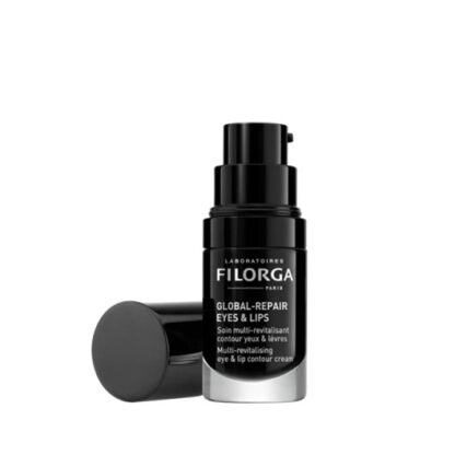 Filorga Global Repair Eyes e Lips 15ml, creme de olhos e lábios multirrevitalizante e nutritivo. Efeito Rejuvenescedor Visível.