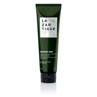 Lazartigue Bálsamo Nourish 2 em 1 150ml, bálsamo lavante sem espuma - alta nutrição com manteiga de karité