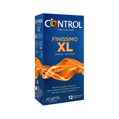 Control Finíssimo XL 12 Preservativos é dedicado a quem deseja a máxima sensibilidade e conforto durante a relação. Extra fino, mais largo e mais comprido em relação aos outros modelos da gama Control, permite desfrutar do prazer em grande.