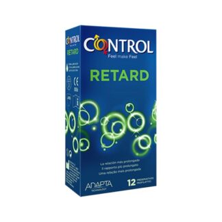Control Retard 12 Preservativos, para experimentar a intimidade da melhor forma, devemos dedicar-lhe todo o tempo que merece. Retard é um preservativo lubrificado no interior com uma substância especial com efeito retardador, a benzocaína, para favorecer relações mais duradouras e prolongar o prazer.
