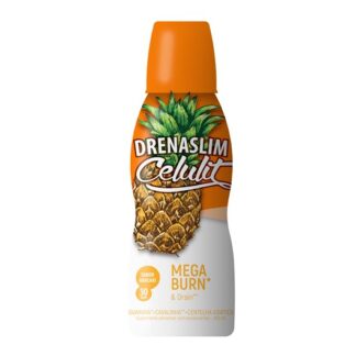 DrenaSlim Celulit MegaBurn e Drain 450ml promete fazê-la sentir mais bonita e com vontade de mostrar que está para as curvas este Verão! Contém Guaraná que no ambito de um regime alimentar de baixo valor energético, contribui para a perda de peso.
