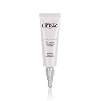 Lierac Dioptirid Gel Alisador Corretor de Papos 15ml, o cuidado intensivo antirrugas, com péptidos antiluz azul. Atua nos papos de água, de gordura e de relaxamento.