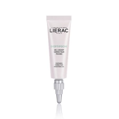Lierac Dioptirid Gel Alisador Corretor de Papos 15ml, o cuidado intensivo antirrugas, com péptidos antiluz azul. Atua nos papos de água, de gordura e de relaxamento.