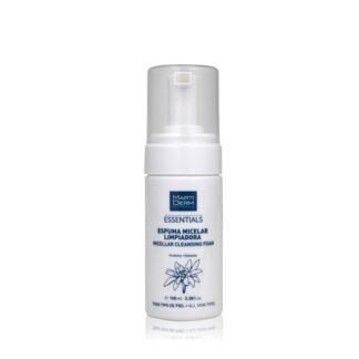 Martiderm Espuma Micelar 100ml, espuma micelar que limpa e elimina impurezas e restos de maquilhagem, deixando a pele mais fresca e hidratada.