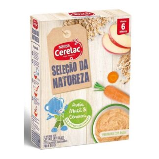 Nestlé Cerelac Selecção da Natureza Aveia Maçã Cenoura Láctea 6m+240g