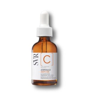 Svr C Ampoule Anti-Ox 30ml, concentrado de luminosidade Regenerador, antirrugas. 20% de vitamina C otimizada para uma pele radiosa após 7 dias