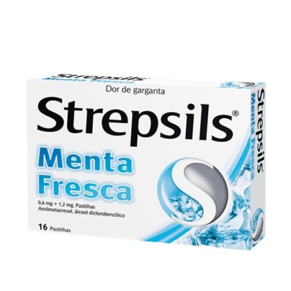 Strepsils Menta Fresca 16 Pastilhas, utilize as pastilhas Strepsils quando a sua garganta estiver seca, irritada ou dolorosa