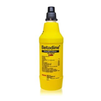 Betadine Solução Cutânea medicamento indicado na desinfeção da pele e de feridas