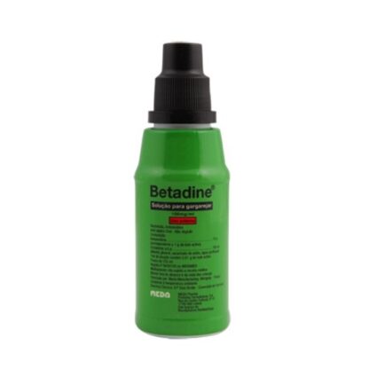 Betadine Solução para Gargarejar 125ml é uma solução antissética, à base de iodopovidona usada como desinfetante da cavidade oral, boca e faringe e ainda para eliminar o mau hálito.