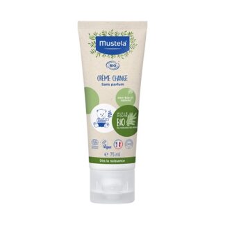 Mustela Creme Muda da Fralda S/Perfume 75ml, o creme de Mudança Certificada Orgânica é usado após cada mudança, nas nádegas do bebê, desde o nascimento.