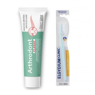 Arthrodont Pasta Classic 75ml, é uma pasta indicada para situações de problemas gengivas que têm associados edema e hemorragia. O seu constituinte enoxolona contribui para a melhoria do estado da gengiva, favorecendo a eficácia da escovagem