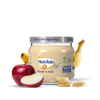 Nutribén Boião Maça Laranja Banana e Bolacha 120gr
