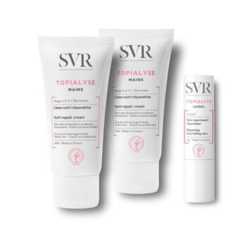 SVR Topialyse Creme Hidratante Mãos 2x50ml + Stick Labial