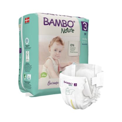 Bambo Nature 3 Fraldas 4-8kg 52 Unidades
