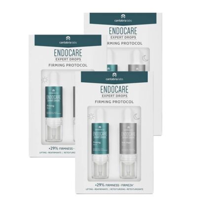 Endocare Expert Drops Firming Protocol 2x10ml, protocolo diurno e noturno para uso diário com textura de soro e uma combinação