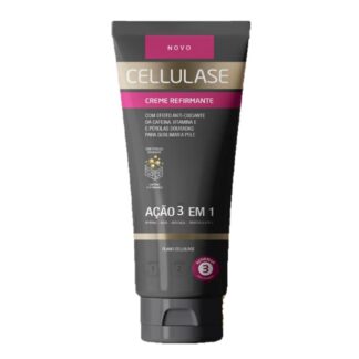 Cellulase Creme Refirmante Ação 3 em 1 200ml, novo Plano Cellulase contra a pele "casca de laranja" que atua em 2 frentes