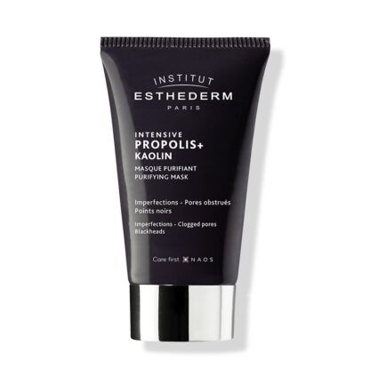 Esthederm Intensive Propolis + Kaolin Máscara Purificante 75ml, uma máscara não secante, enriquecida com Caulim, que matifica e purifica intensamente a pele.