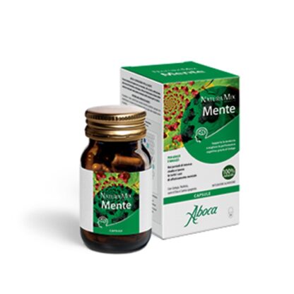 Natura Mix Advanced Mente 30 Cápsulas, apoia a memória e promove o desempenho cognitivo graças a Ginkgo.