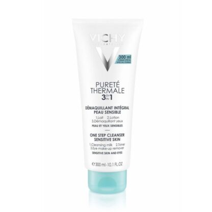 O Vichy Pureté Thermale Leite Desmaquilhante 3 em 1 300ml é a escolha ideal para mulheres com pele sensível que procuram um produto versátil e eficaz