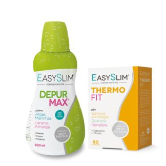 Easyslim Depur Max é um suplemento alimentar cuja composição promove a eliminação da retenção de líquidos,