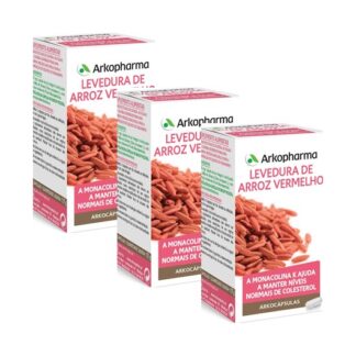 Arkocápsulas Levedura de Arroz Vermelho 45 Cápsulas - Leve 3 Pague 2