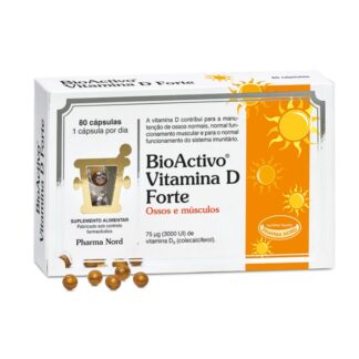 BioActivo Vitamina D Forte 80 Cápsulas