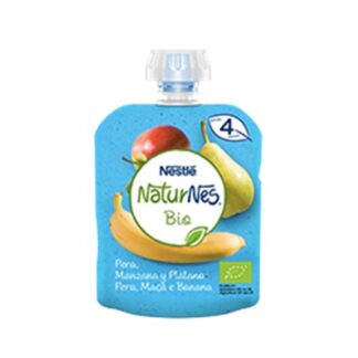 Nestlé NaturNes Bio Pera Maçã Banana 4M+ 90gr