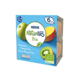 Nestlé Naturnes Bio Maçã/Manga/Kiwi 4x90gr