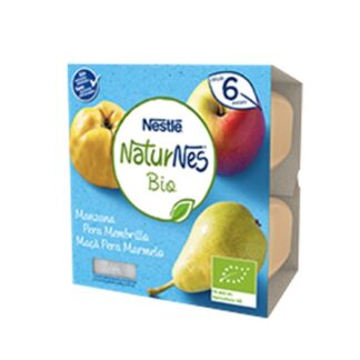 Nestlé Naturnes Bio Maçã/Pera/Marmelo 4x90gr