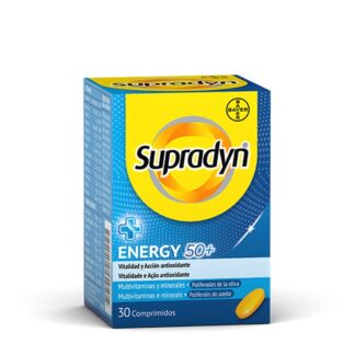 Supradyn Energy 50+ é um multivitamínico formulado para quem se quer manter ativo