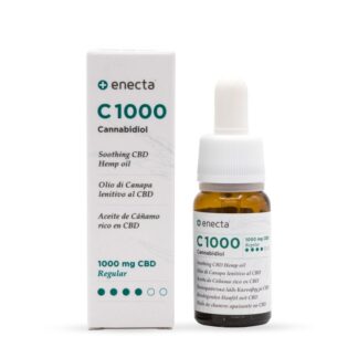 ENECTA C 1000 Cannabidiol Óleo de Cânhamo 10ml
