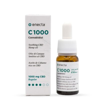 ENECTA C 1000 Cannabidiol Óleo de Cânhamo 10ml
