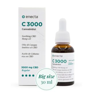 ENECTA C 3000 Cannabidiol Óleo de Cânhamo 30ml
