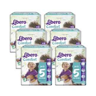 Libero Comfort 5 Fraldas 10-14kg 6x24 Unidade