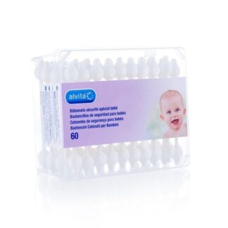 ALVITA COTONETE SEGURANÇA BEBÉ X60 PHARMASCALABIS