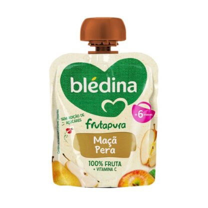 Blédina Frutapura Maçã Pera 90gr