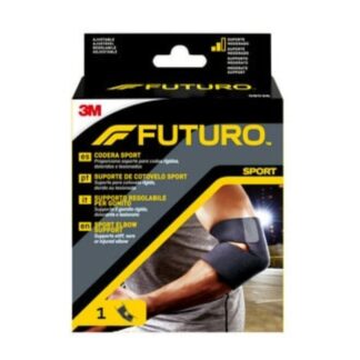 FUTURO Suporte Cotovelo Sport Ajustável, o suporte desportivo para cotovelo FUTURO™ fornece um apoio fiável para que possa acompanhar o seu regime de treino