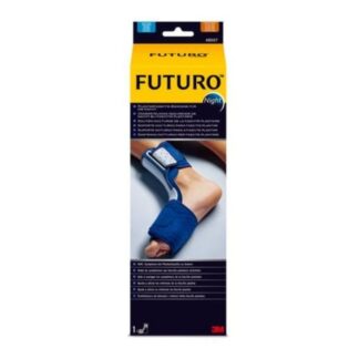 FUTURO Suporte Noturno Fascite Plantar, estabiliza o seu pé, de modo confortável e firme, na posição terapêutica recomendada durante toda a noite.