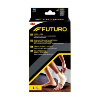 FUTURO Suporte Tornozelo com tira ajustável Tam.S, quando estiver a meio das suas atividades favoritas, ganhe vantagem sobre as articulações frágeis com a ajuda do Suporte de Tornozelo para Envolver FUTURO™.