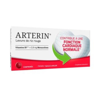 Arterin Levedura Arroz Vermelho 2.9 Mg  90 Comprimidos