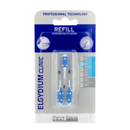 ELGYDIUM CLINIC RECARGA ESCOVILHAO AZUL MICRO FINO (CILINDRICO) X 3 UN . Pharmascalabis