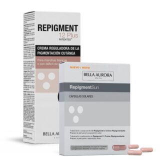 O Repigment12 bloqueia eficazmente a proteína que causa a hipopigmentação. Aliado às cápsulas RepigmentSun e à exposição solar, permite à pele iniciar a recuperação do seu tom natural em 3 meses.