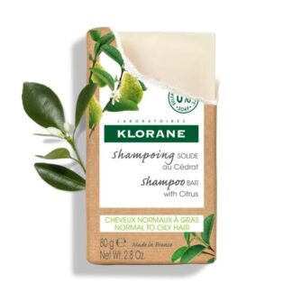 Klorane Champo Solido Cidra 80 Gr, com o seu formato prático e portátil, o Champô Sólido