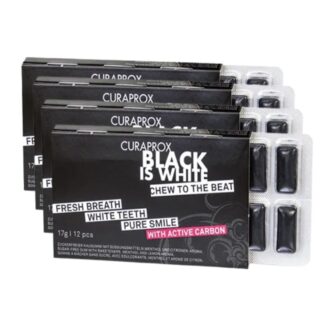 Curaprox Pastilhas Black is White 12 Unidades
