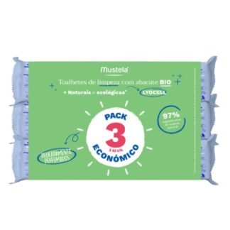 Mustela Toalhetes Limpeza BIO Pack 3