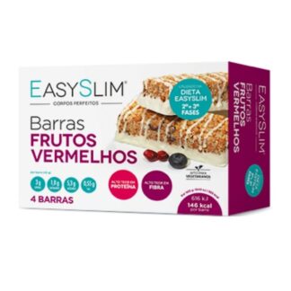 Easyslim Barras Proteicas Frutos Vermelhos 4 Unidades