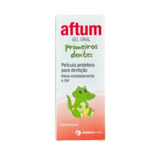 O Aftum Gel Oral Primeiros Dentes é uma solução especialmente formulada para cuidar das gengivas durante a fase de erupção dos primeiros dentes.